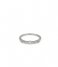 24KaeKlassieke Ring Met Stenen 12466S Zilver