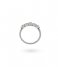 24Kae  Klassieke Ring Met Stenen 12466S Zilver