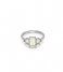 24Kae  Ring met kleurstenen 925 Sterling zilver gerhodineerd 12411S Silver