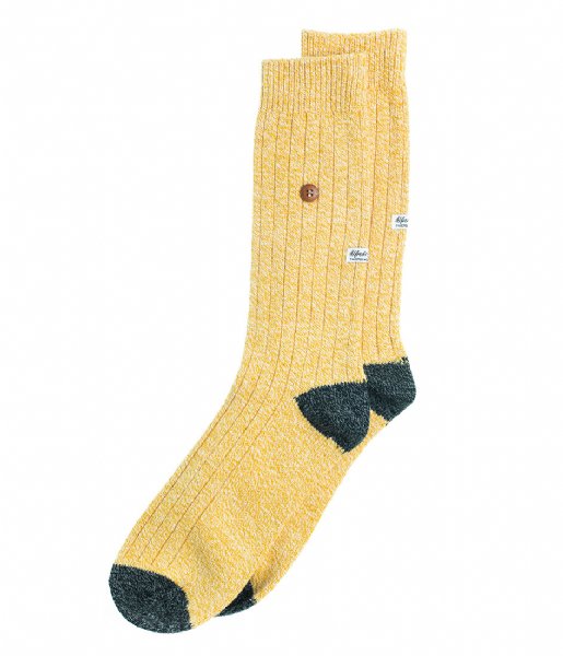 Alfredo Gonzales  Twisted Wool Yellow Socks yellow black (132)