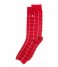 Alfredo Gonzales  Blocks Socks red white (108)