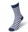 Bonnie Doon  Basic Stripe Sock Dark Blue