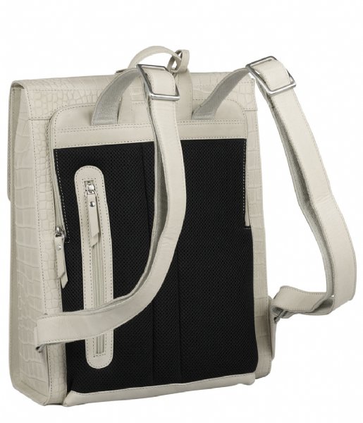 Burkely  Casual Cayla Backpack 14 Inch Oyster White (01)