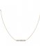 CLUSE  Idylle Marble Bar Necklace gold plated (CLJ21009)