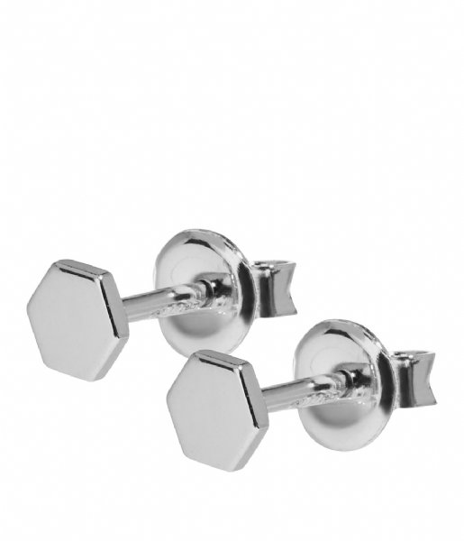 CLUSE  Essentiele Hexagon Stud Earrings silver plated (CLJ52006)