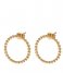 CLUSE  Essentiele Open Circle Embellished Stud Earrings gold color (CLJ51007)