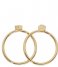 CLUSE  Idylle Solid Marble Hexagon Set of Two Rings gold plated (CLJ41001)