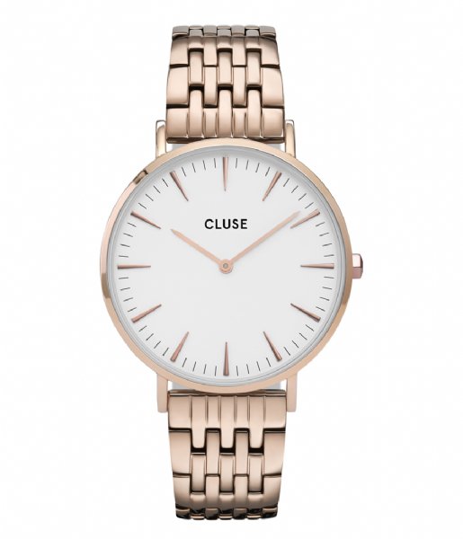 CLUSE  Boho Chic Multi Link Rose Gold Plated White white rose gold plated (CW0101201024)