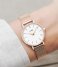 CLUSE  Boho Chic Petite Mesh Rose Gold White rose gold plated