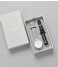 CLUSE  Minuit Mesh Silver & Black Strap Gift Box silver plated white & black (CG1519203003)