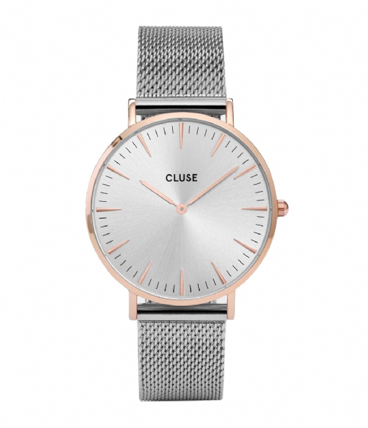 CLUSE  Boho Chic Mesh Rose Gold Silver rose gold silver silver (CW0101201006)
