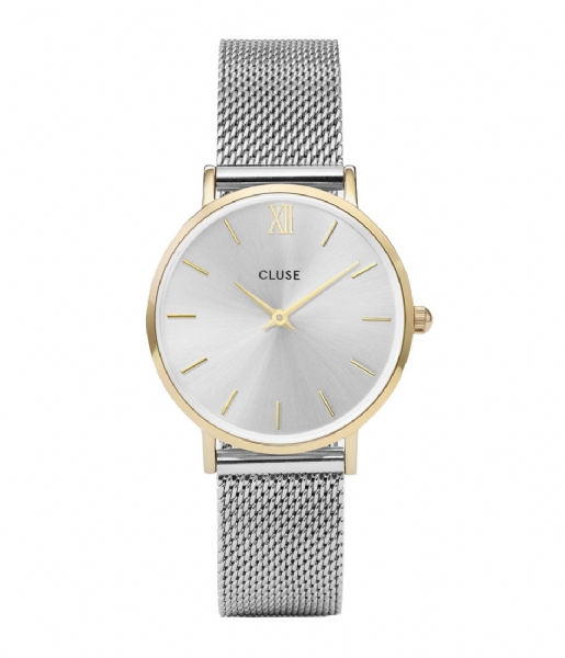 CLUSE  Minuit Mesh Gold Plated Silver Colored gold plated silver colored (CW0101203015)