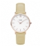 CLUSEMinuit Rose Gold Colored White sunny yellow stripes (CL30032)