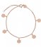 CLUSE  Essentielle Hexagon Charms Chain Bracelet rose gold plated (CLJ10018)