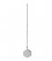 CLUSE  Essentielle Hexagon Charm Lariat Necklace silver plated (CLJ22013)
