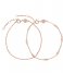 CLUSE  Essentielle Set Of Two Twisted And Hexagon Chain Bracelet rose gold plated (CLJ10019)