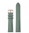 CLUSE  Strap 18 mm Leather Rose Gold Plated stone green (CS1408101087)