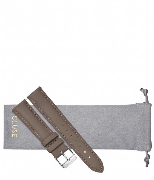 CLUSE  Strap Silver Colored 18 mm taupe (CS1408101085)