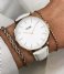 CLUSE  Strap Leather 18 mm Rose Gold coloured Lizard off white (CS12305)