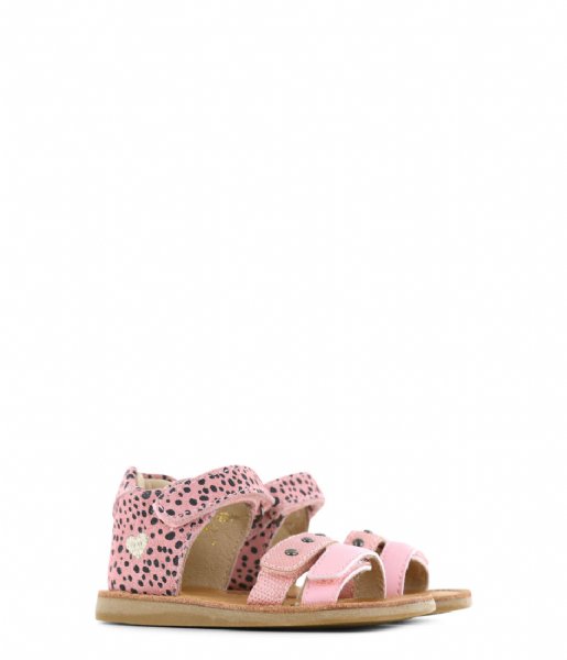 Shoesme  Classic Sandal Pink Black Dots