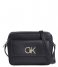 Calvin Klein  Re-Lock Camera Bag W/Flap Pbl Ck Black (BAX)