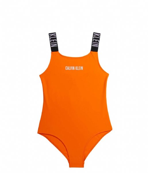Calvin Klein  Girls Swimsuit Vivid Orange (SEA)