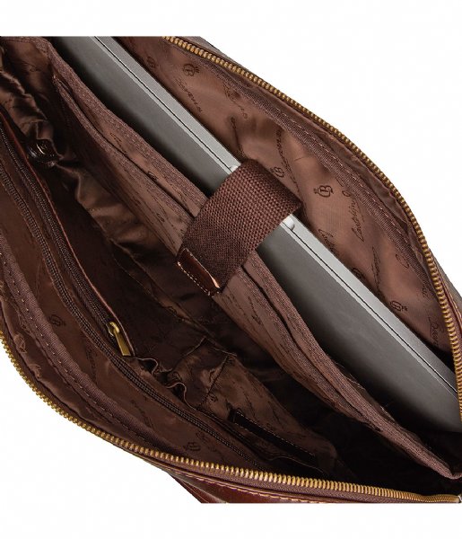 Castelijn & Beerens  Verona Laptop Bag 15.6 Inch mocca