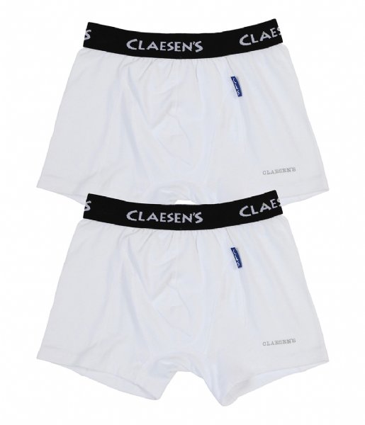 Claesens  Boys 2-pack Boxer White