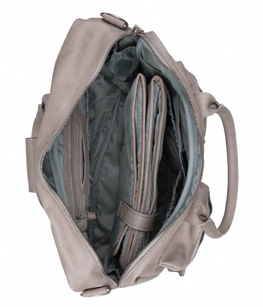 Cowboysbag  The Diaper Bag Mint Inside elephant grey & mint inside
