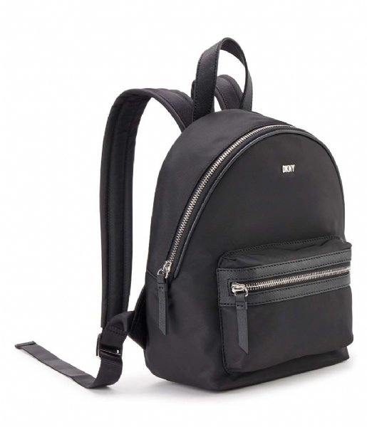DKNY  Casey Md Backpack Black Silver (BSV)