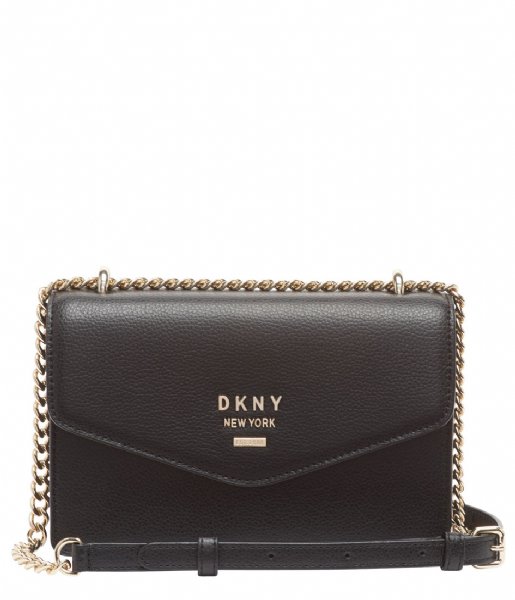 DKNY  Whitney Small Flap Crossbody black gold