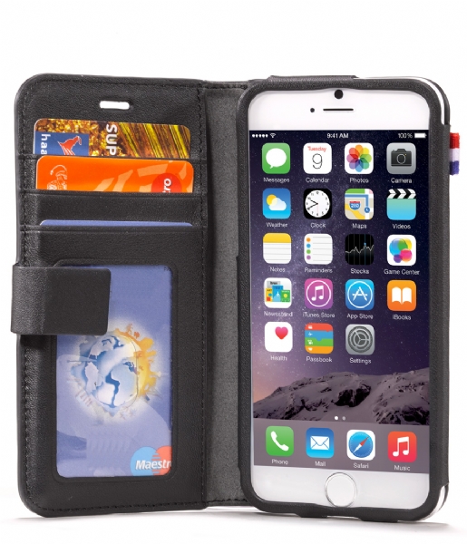 Decoded  iPhone 6 Leather Wallet Case zwart