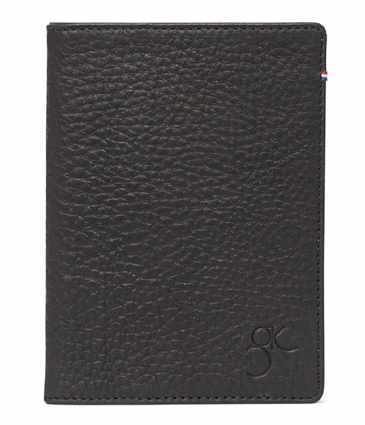 Decoded  Leather Passport Holder X Geraldine Kemper black