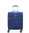 Delsey Handbagageväskor Brochant 2.0 55 cm 4 Double Wheels Expandable Cabin Trolley Case Blue