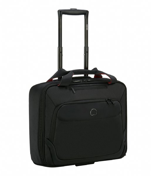 Delsey Handbagageväskor Delsey Parvis Plus Trolley Boardcase 15.6 Inch Black