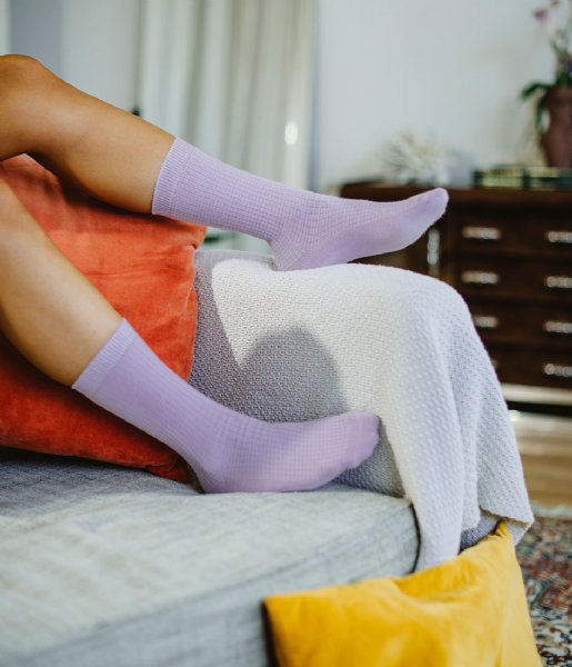 DOIY  Yoga Mat Socks Purple