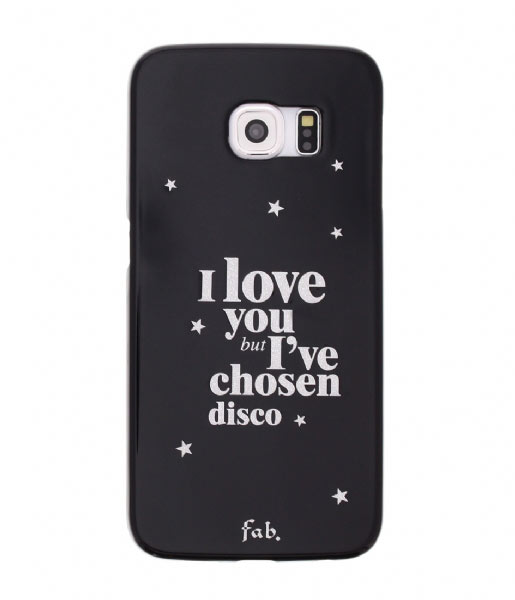 Fab  Disco Glitter Hardcase Galaxy S6 Edge black