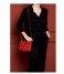 Fabienne Chapot  Lara Bag Dont Brush It Print lava red black