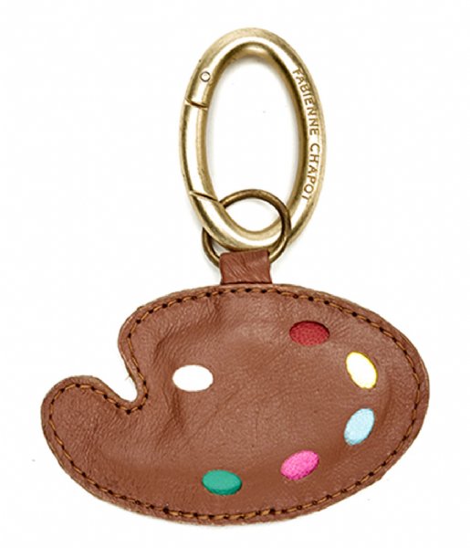 Fabienne Chapot  Paint It Keyholder chocolate camel chili red