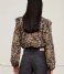 Fabienne Chapot  Bibi Tess Long Sleeve Blouse Classy Camel Black (2008-9001-BRO)