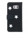Fabienne Chapot  Silver Reversed Star Booktype Samsung Galaxy S6 navy blue