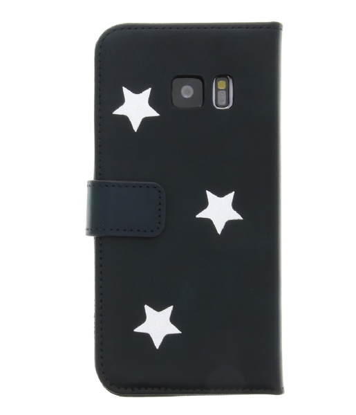 Fabienne Chapot  Silver Reversed Star Booktype Samsung Galaxy S7 black