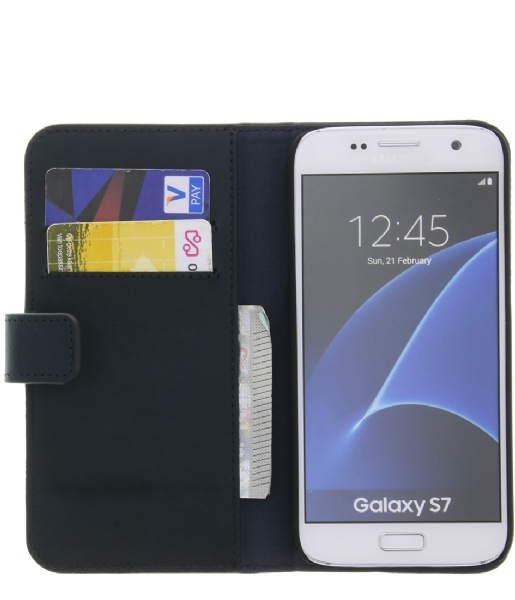 Fabienne Chapot  Silver Reversed Star Booktype Samsung Galaxy S7 black