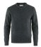 Fjallraven  Ovik V-Neck Sweater M Dark Grey (030)