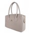 Fred de la Bretoniere  213010026 Handbag L Heavy Grain Leather Light Grey