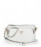 GuessNoelle Double Pouch Crossbody White (WHI)