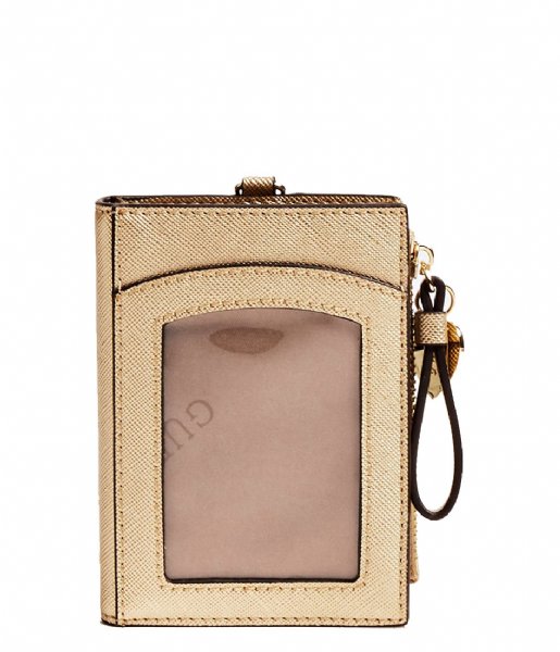 Guess  Card Case With Keyring gold