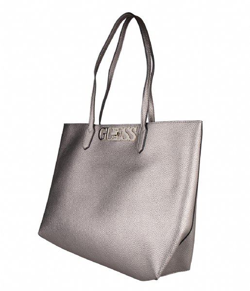 Guess  Uptown Chic Barcelona Tote pewter