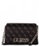 Guess  Uptown Chic Mini Xbody Flap Brown