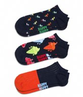 Happy Socks 3-Pack Navy Low Socks Navy